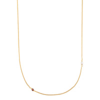 Elemental shortie - Granaat | Verguld en zilver